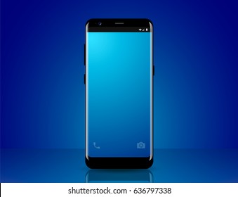 Modern smart phone vector illustration
