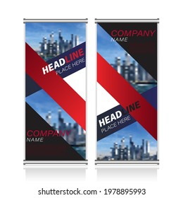 modern smart roll up banner design