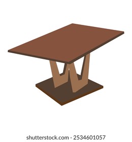 ilustração de tabela moderna e inteligente sobre fundo branco