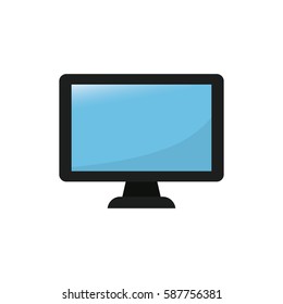 Modern smart tv icon vector illustration graphic design