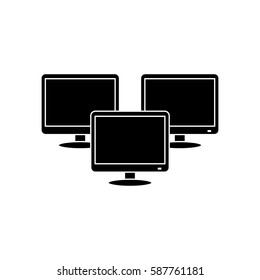 Modern smart tv icon vector illustration graphic design