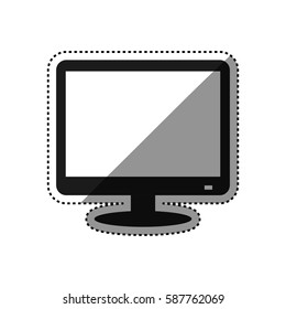 Modern smart tv icon vector illustration graphic design