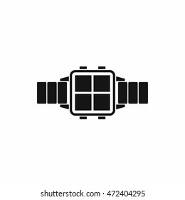 Modern smart watch icon in simple style isolated on white background
