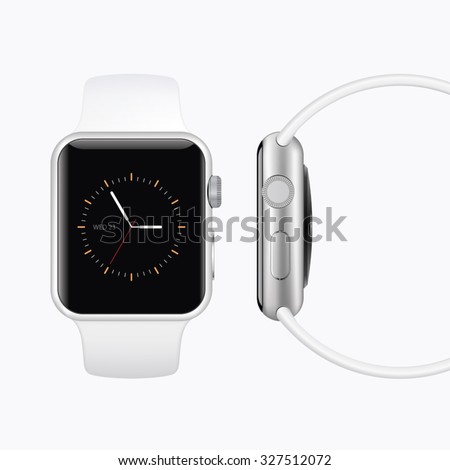 Modern smart watch mockup
