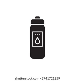 Modern smart water bottle with digital temperature display for hydration tracking and healthy lifestyle.
