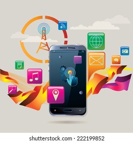Modern smartphone