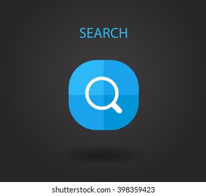 Ícone moderno do aplicativo de smartphone. Ilustração de design plano vetorial