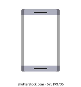 modern smartphone with blank screen icon image 