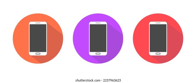 Iconos de vectores inteligentes coloridos y modernos