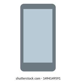 Modern smartphone icon. Flat illustration of modern smartphone vector icon for web design