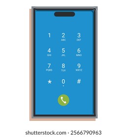 Modern smartphone showing an incoming call screen, ready to connect and communicate