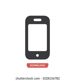Modern smartphone vector icon