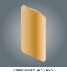 Modern Smartphone Vector Illustration with Flat Design