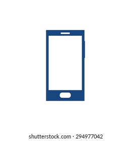 modern smartphone vector on white background