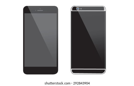 modern smartphone,Vector Illustration. 