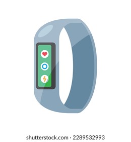 Modern smartwatch design over white