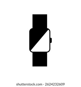 Modern smartwatch design showcasing sleek lines and minimalist aesthetics in a black and white color scheme