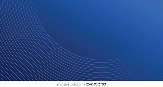 Linha abstrata suave moderna círculo azul escuro com ruído para design de fundo moderno simples