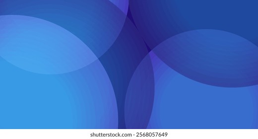 Modern smooth abstract line circle dark blue with noise for modern nice