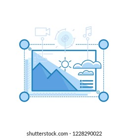 Modern smooth content, media, content management design icons for Web and Graphic design, Ui Design, Development, etc. Icons for web and app design, easy to use and highly customizable