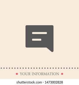 A modern sms icon.The sms symbol and message sign. Vector sms.