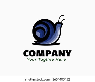 modern Snail drawing art logo design inspiration