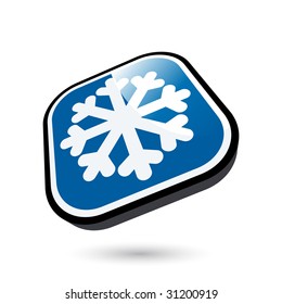 modern snowflake symbol