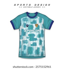 Modern Soccer Jersey Design with Football Kit Template for Sports Team