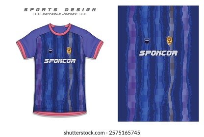 Modern Soccer Jersey Design with Football Kit Template for Sports Team