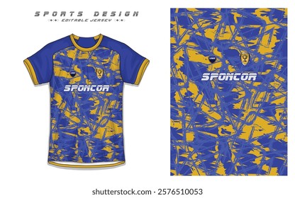 Modern Soccer Jersey Design with Football Kit Template for Sports Team