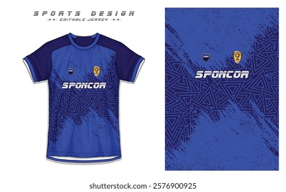 Modern Soccer Jersey Design with Football Kit Template for Sports Team