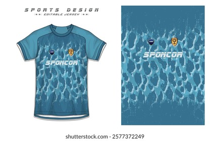 Modern Soccer Jersey Design with Football Kit Template for Sports Team