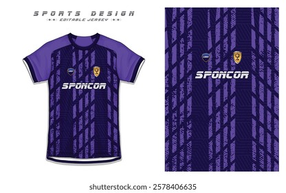 Modern Soccer Jersey Design with Football Kit Template for Sports Team