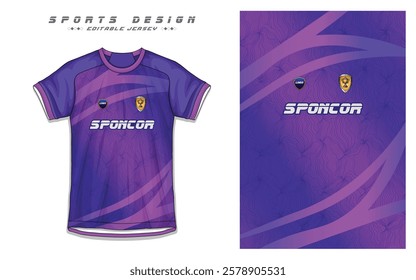 Modern Soccer Jersey Design with Football Kit Template for Sports Team