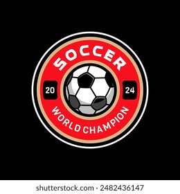 Modern soccer Logo or football club sign badge templates isolated. Football logo with shield background vector design collection isolated