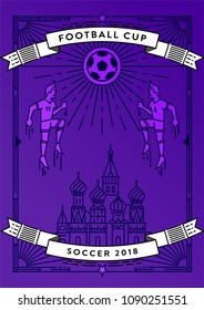 Modern Soccer Vector Design Template