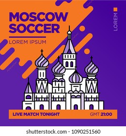 Modern Soccer Vector Design Template