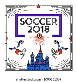 Modern Soccer Vector Design Template