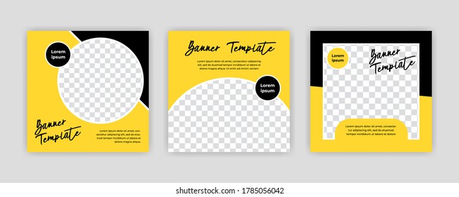 Modern Social Media banner template can be edited. Anyone can use this design easily. Promotional web banners for social media. Elegant sale and discount promo - Vector.