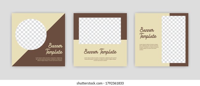 Modern Social Media banner template can be edited. Anyone can use this design easily. Promotional web banners for social media. Elegant sale and discount promo - Vector.