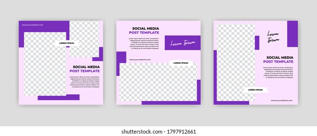 Modern Social Media banner template can be edited. Anyone can use this design easily. Promotional web banners for social media. Elegant sale and discount promo - Vector.
