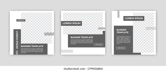 Modern Social Media banner template can be edited. Anyone can use this design easily. Promotional web banners for social media. Elegant sale and discount promo - Vector.