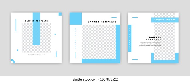 Modern Social Media banner template can be edited. Anyone can use this design easily. Promotional web banners for social media. Elegant sale and discount promo - Vector.