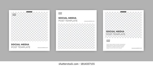 Modern Social Media banner template can be edited. Anyone can use this design easily. Promotional web banners for social media. Elegant sale and discount promo - Vector.