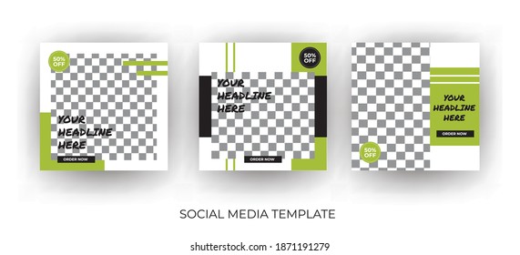 Modern Social Media banner template can be edited. Everyone can use this design easily. Promotional SALE web banners for social media.-Vector.