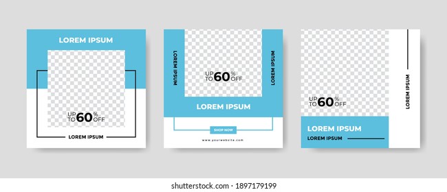 Modern Social Media banner template can be edited. Anyone can use this design easily. Promotional web banners for social media. Elegant sale and discount promo - Vector.