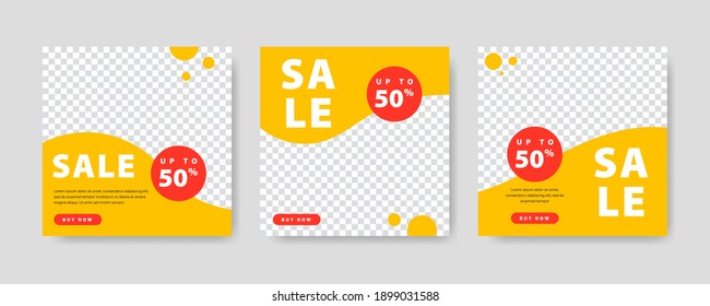 Modern Social Media banner template can be edited. Anyone can use this design easily. Promotional web banners for social media. Elegant sale and discount promo - Vector.