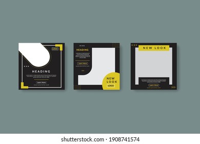 Modern Social Media banner template can be edited. Anyone can use this design easily. Promotional web banners for social media. Elegant sale and discount promo - Vector.