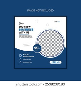 modern social media business post design