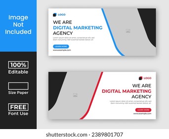 Modern Social Media Cover Page Design